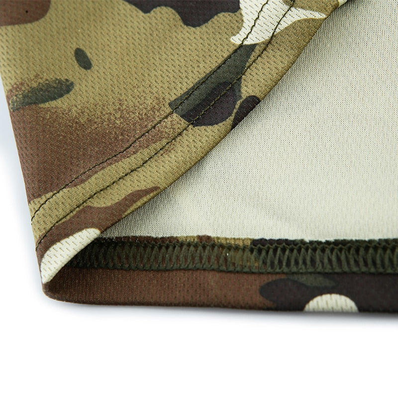 Men's Long Sleeve Camouflage Top