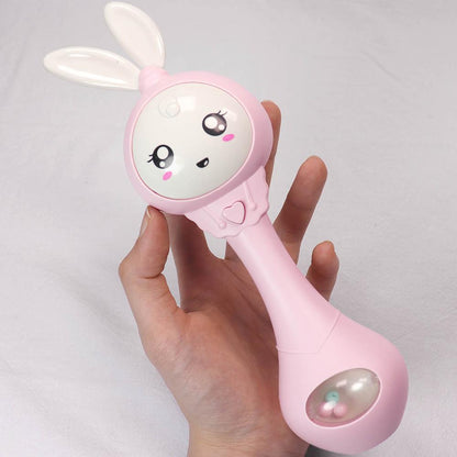 Baby's Music Teether Bunny Rattle Toy