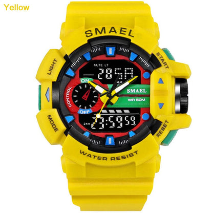 SMAEL Watch 8043 in Dual Display Watches Men Waterproof Led Sports Digital Analog Watch