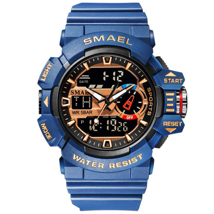 SMAEL Watch 8043 in Dual Display Watches Men Waterproof Led Sports Digital Analog Watch