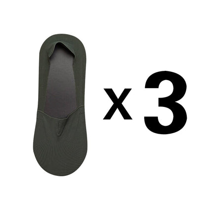 Men's Summer Invisible Socks 3 Pairs Set