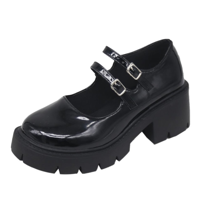 Women's High Heel Classic Style Round Toe Shoes