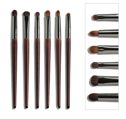 Ultra Soft Goat Hair Eye Makeup Brushes 6 Pcs Set