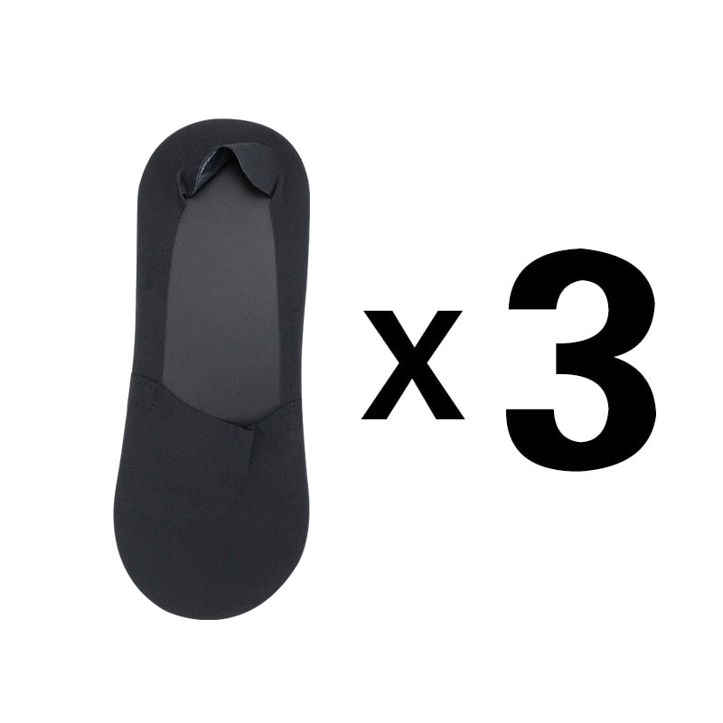 Men's Summer Invisible Socks 3 Pairs Set