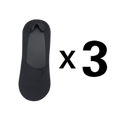 Men's Summer Invisible Socks 3 Pairs Set