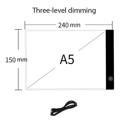 Dimmable LED Drawing Tablet