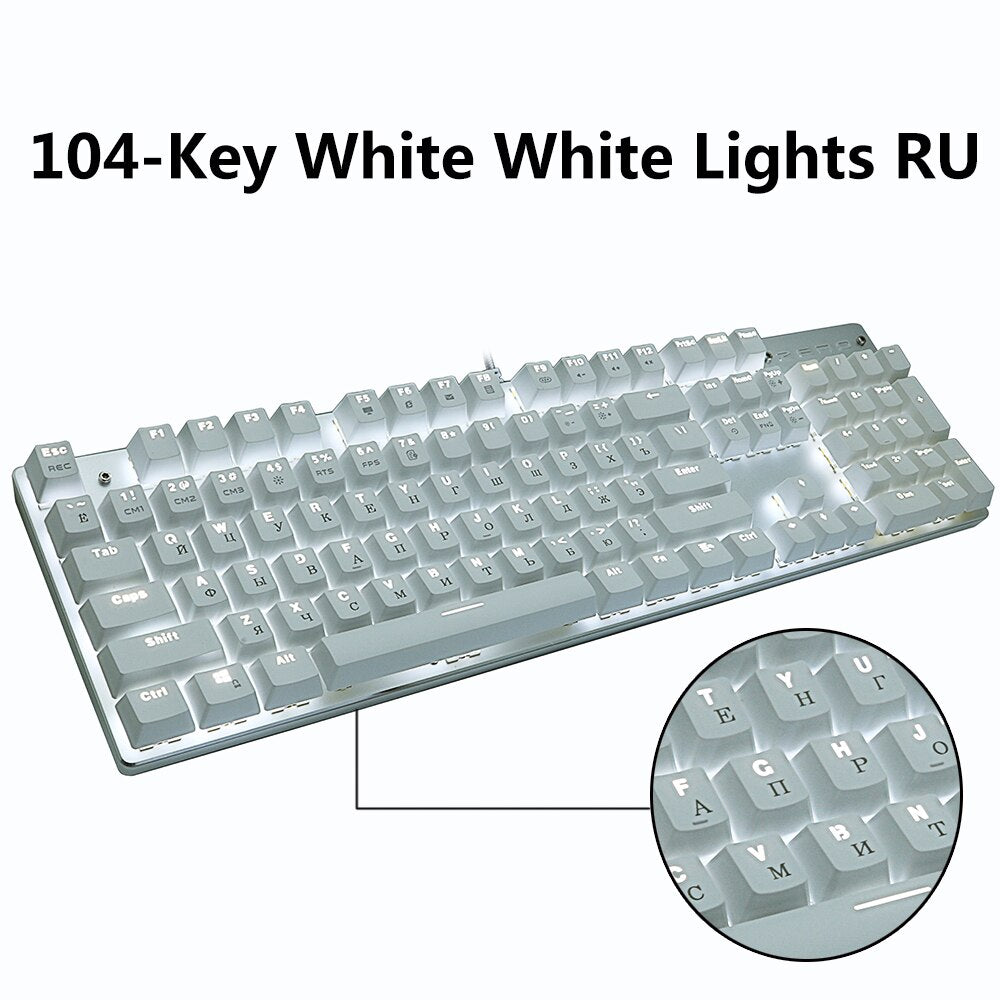 Colorful LED Aluminium Keyboard