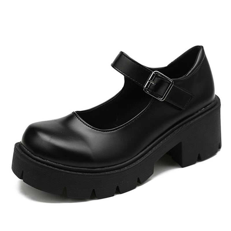 Women's High Heel Classic Style Round Toe Shoes