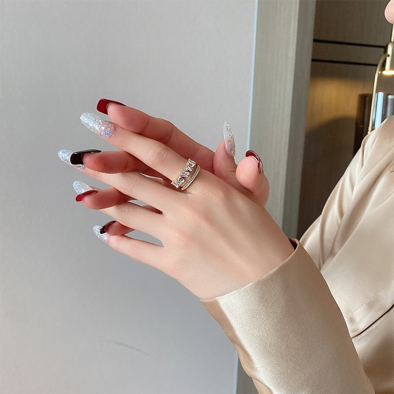 Gold Double Opening Ring