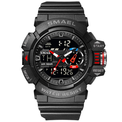 SMAEL Watch 8043 in Dual Display Watches Men Waterproof Led Sports Digital Analog Watch