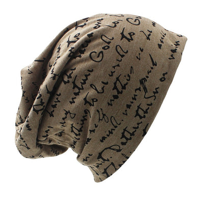 Unisex Printed Beanie Hat