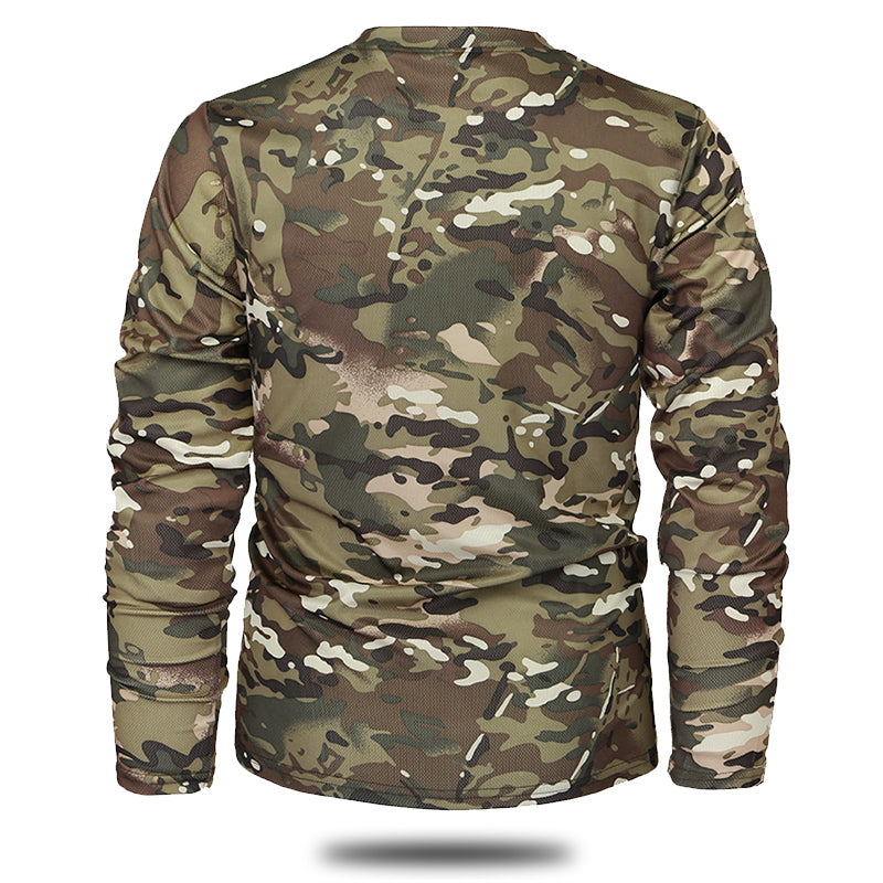 Men's Long Sleeve Camouflage Top
