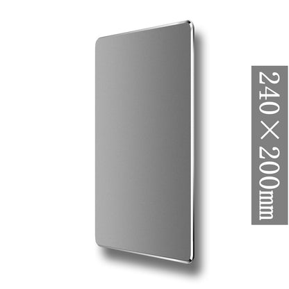 Portable Double-Sided Aluminum Mouse Mat