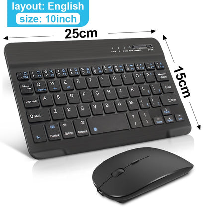 Noiseless Bluetooth Keyboard with Mouse