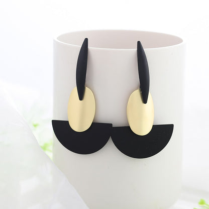 Women's Geometric Pattern Drop Earrings