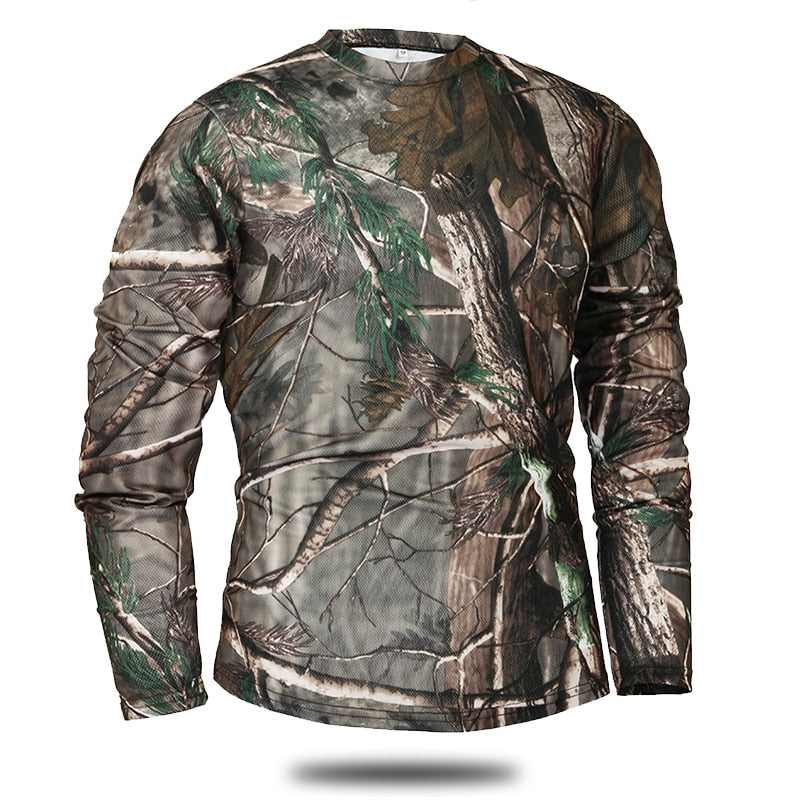 Men's Long Sleeve Camouflage Top