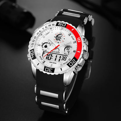 Readeel Top Brand Mens Sport Watches Quartz Analog LED Clock Man Military Waterproof Watch