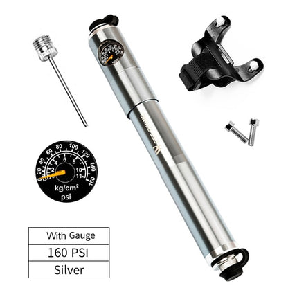 Cycling Portable Aluminum Alloy Pump with Barometer