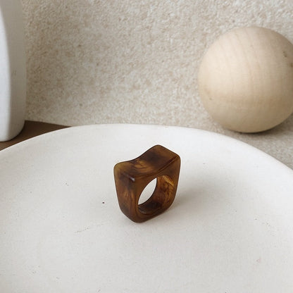 Transparent Marbled Ring
