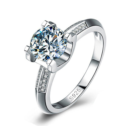 18K White Gold Ring for Women