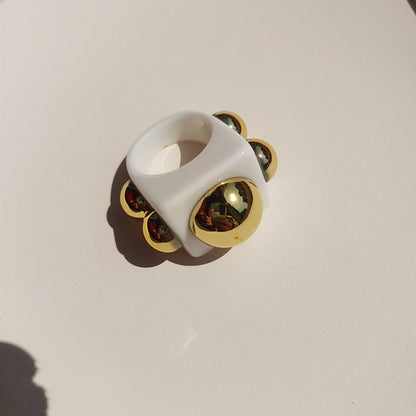 Transparent Marbled Ring