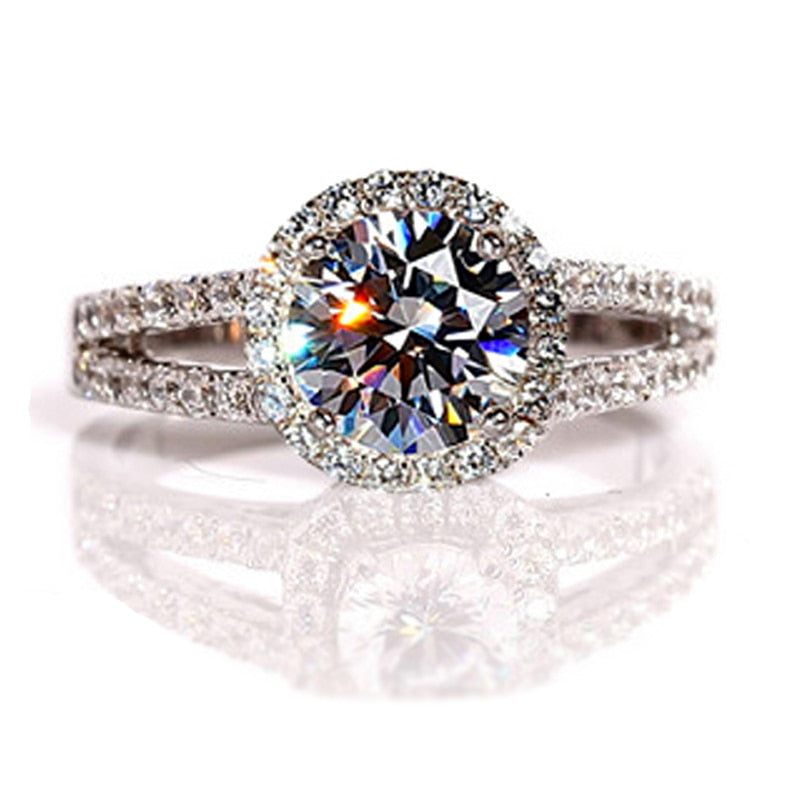 18K White Gold Ring for Women