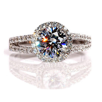 18K White Gold Ring for Women