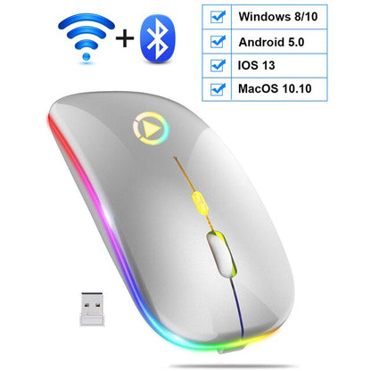 Wireless RGB Rechargeable Mouse